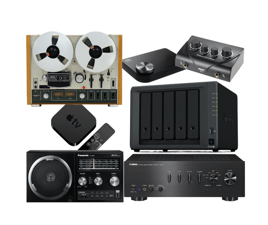 Traditional Audio Stack Clutter